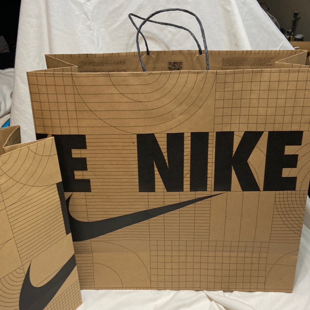 Large & Med Nike Gift bags w/handles